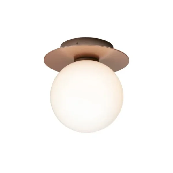 Nuura Außenbeleuchtung | Außenleuchten^Liila 1 Outdoor Wand-/Deckenleuchte, Dunkelbronze - Opalweiß