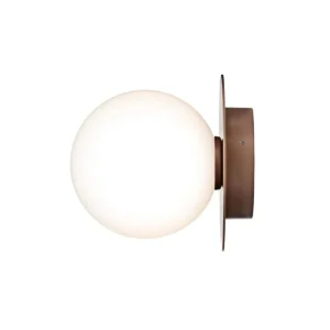 Nuura Außenbeleuchtung | Außenleuchten^Liila 1 Outdoor Wand-/Deckenleuchte, Dunkelbronze - Opalweiß