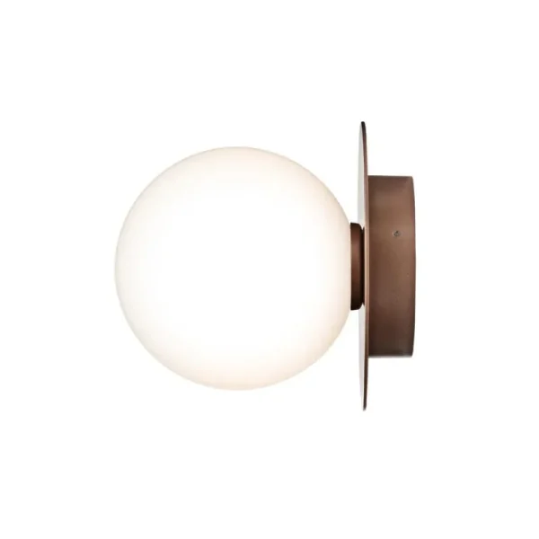 Nuura Außenbeleuchtung | Außenleuchten^Liila 1 Outdoor Wand-/Deckenleuchte, Dunkelbronze - Opalweiß