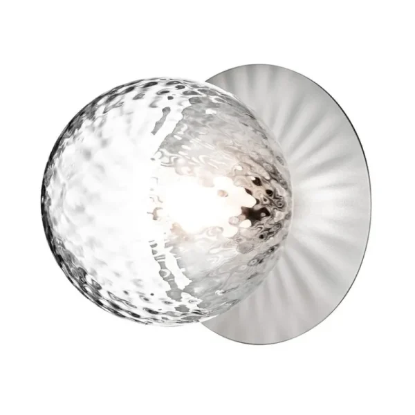 Nuura Wandleuchten | Deckenleuchten-Liila 1 Wand-/Deckenleuchte, klein, silber - Optik klar