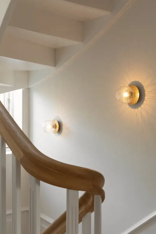 &Tradition Wandleuchten | Deckenleuchten-Nuura Liila 1 Wand-/Deckenleuchte, klein, Nordic Gold – klare Optik