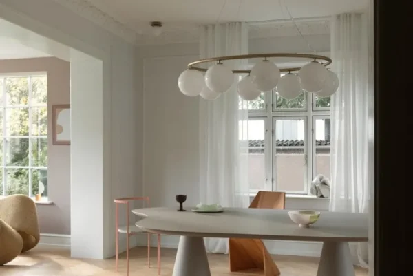 u00d6rsju00f6 Wandleuchten | Deckenleuchten-Nuura Liila 1 Wand-/Deckenleuchte, klein, dunkles Bronze - Optik klar