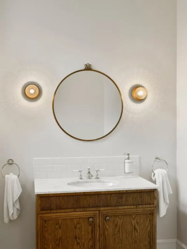 u00d6rsju00f6 Wandleuchten | Deckenleuchten-Nuura Liila 1 Wand-/Deckenleuchte, klein, dunkles Bronze - Optik klar