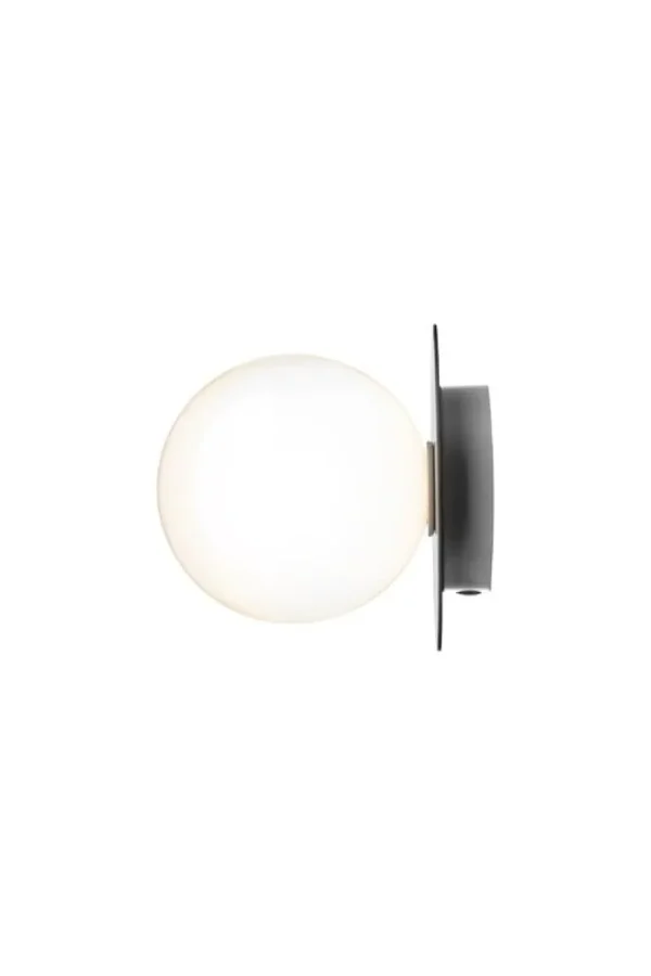 u00d6rsju00f6 Wandleuchten | Deckenleuchten-Nuura Liila 1 Wand-/Deckenleuchte, klein, Silber - Opal
