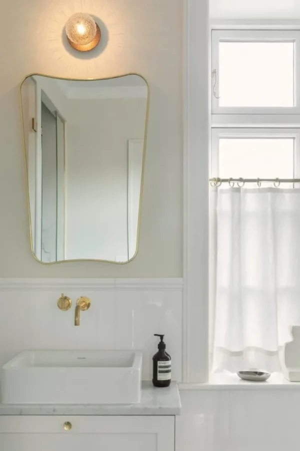 u00d6rsju00f6 Wandleuchten | Deckenleuchten-Nuura Liila 1 Wand-/Deckenleuchte, klein, dunkles Bronze - Optik klar