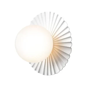 Marset Wandleuchten | Deckenleuchten-Nuura Liila Muuse Wand-/Deckenleuchte, klein, Weiß - Opalweiß