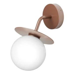 Nuura Außenbeleuchtung | Außenleuchten^Liila Outdoor Wandleuchte, Dunkelbronze - Opalweiß