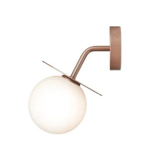 Nuura Außenbeleuchtung | Außenleuchten^Liila Outdoor Wandleuchte, Dunkelbronze - Opalweiß