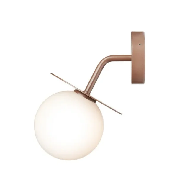 Nuura Außenbeleuchtung | Außenleuchten^Liila Outdoor Wandleuchte, Dunkelbronze - Opalweiß