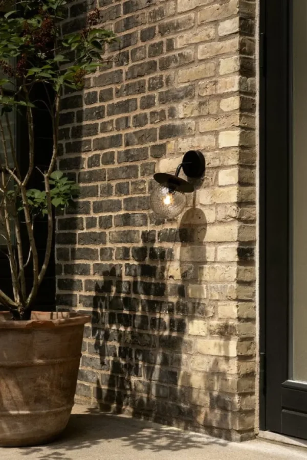 Nuura Außenbeleuchtung | Außenleuchten^Liila Outdoor Wandleuchte, Schwarz - Klar