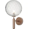 Nuura Außenbeleuchtung | Außenleuchten^Miira Outdoor Wandleuchte, Dunkelbronze - Klar