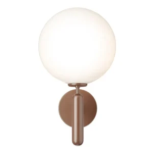 Nuura Außenbeleuchtung | Außenleuchten^Miira Outdoor Wandleuchte, Dunkelbronze - Opalweiß