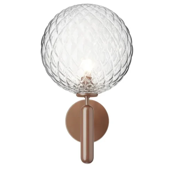 Nuura Außenbeleuchtung | Außenleuchten^Miira Outdoor Wandleuchte, Dunkelbronze - Klar