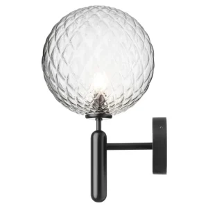 Nuura Außenbeleuchtung | Außenleuchten^Miira Outdoor Wandleuchte, Schwarz - Klar