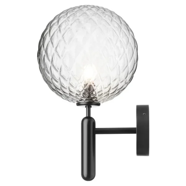 Nuura Außenbeleuchtung | Außenleuchten^Miira Outdoor Wandleuchte, Schwarz - Klar
