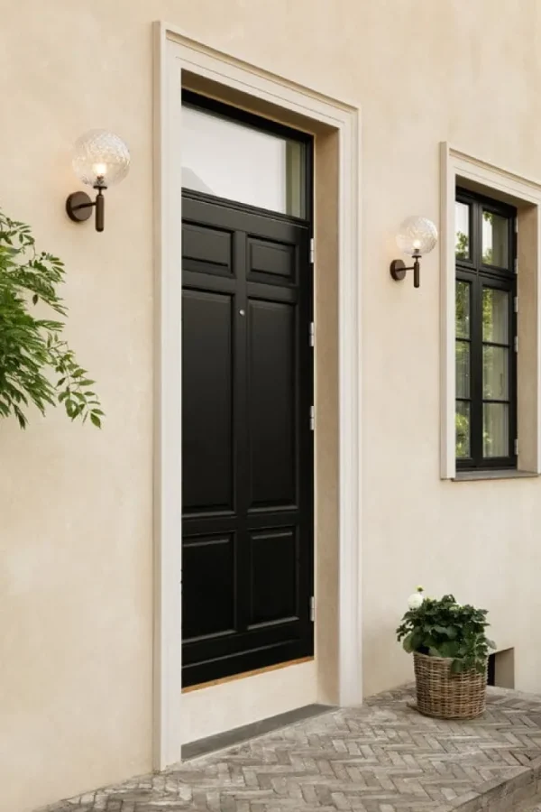 Nuura Außenbeleuchtung | Außenleuchten^Miira Outdoor Wandleuchte, Dunkelbronze - Klar
