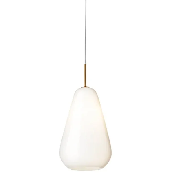 Pilke Lights Deckenleuchten-Nuura Pendelleuchte Anoli 1, mittel, Opalglas