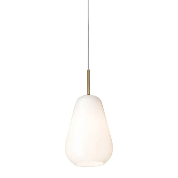 ferm LIVING Deckenleuchten-Nuura Pendelleuchte Anoli 1, klein, Opalglas