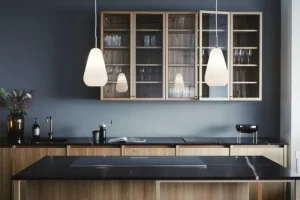 Pilke Lights Deckenleuchten-Nuura Pendelleuchte Anoli 1, mittel, Opalglas
