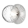 Foscarini Wandleuchten | Deckenleuchten-Nuura Wand-/Deckenleuchte Liila 1, mittel, silberfarben – klar