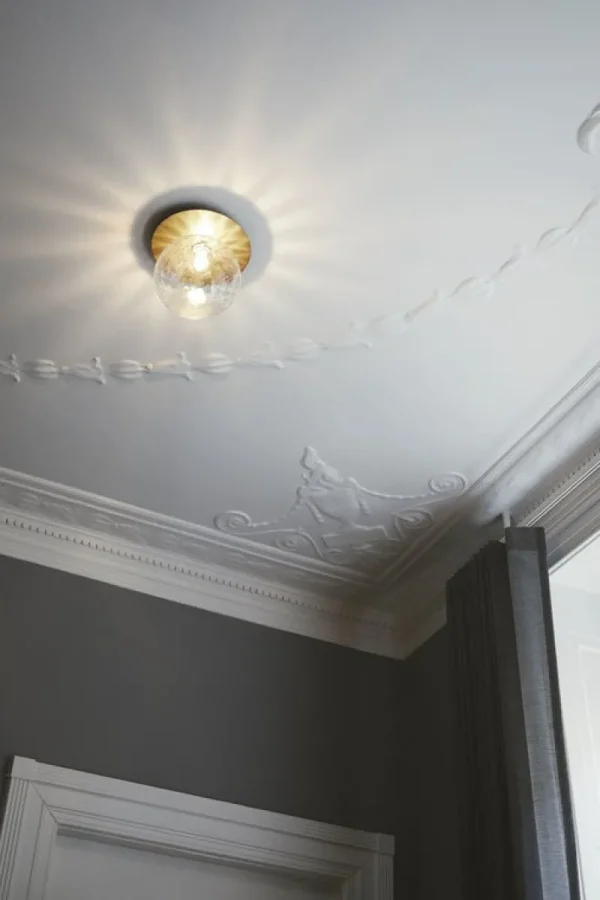Nuura Wandleuchten | Deckenleuchten-Wand-/Deckenleuchte Liila 1, groß, goldfarben – klar