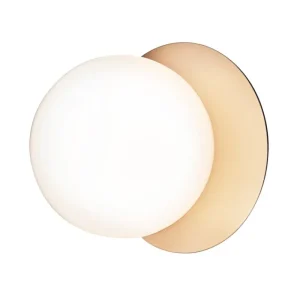 AGO Wandleuchten | Deckenleuchten-Nuura Wandleuchte/Deckenleuchte Liila 1 , klein, Nordic Gold - Opal