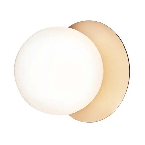 AGO Wandleuchten | Deckenleuchten-Nuura Wandleuchte/Deckenleuchte Liila 1 , klein, Nordic Gold - Opal