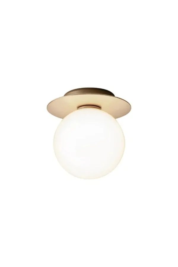 AGO Wandleuchten | Deckenleuchten-Nuura Wandleuchte/Deckenleuchte Liila 1 , klein, Nordic Gold - Opal