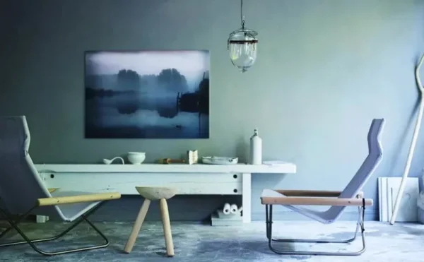 Ornu00e4s Sitzgelegenheiten-Nychair X Nychair X Shikiri Loungesessel, Eiche geseift - Hellgrau Koshi