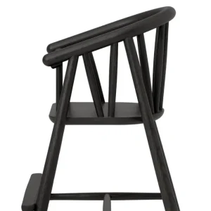 Kinder Oaklings Möbel Für Das Kinderzimmer^Saga Hochstuhl, schwarz gebeizte Eiche