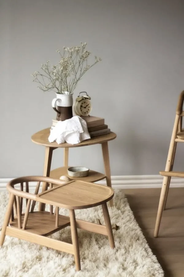 Kinder Oaklings Möbel Für Das Kinderzimmer^Smilla Kleinkinderstuhl mit Tablett, Eiche