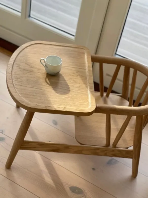 Kinder Oaklings Möbel Für Das Kinderzimmer^Smilla Kleinkinderstuhl mit Tablett, Eiche