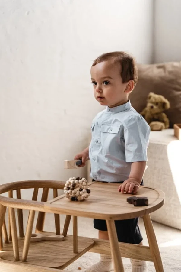 Kinder Oaklings Möbel Für Das Kinderzimmer^Smilla Kleinkinderstuhl mit Tablett, Eiche