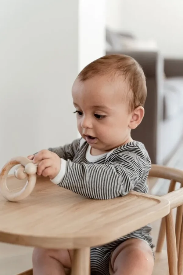 Kinder Oaklings Möbel Für Das Kinderzimmer^Smilla Kleinkinderstuhl mit Tablett, Eiche