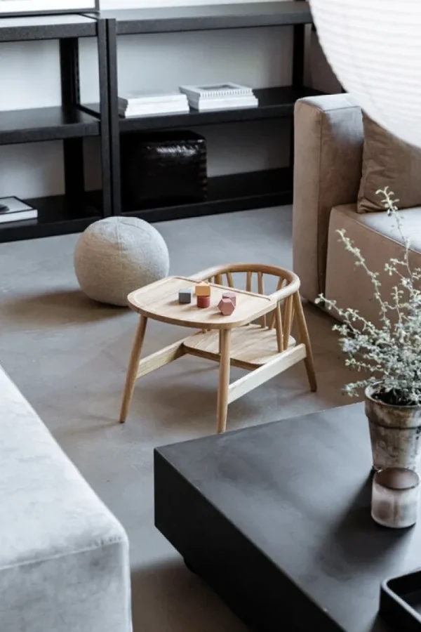 Kinder Oaklings Möbel Für Das Kinderzimmer^Smilla Kleinkinderstuhl mit Tablett, Eiche