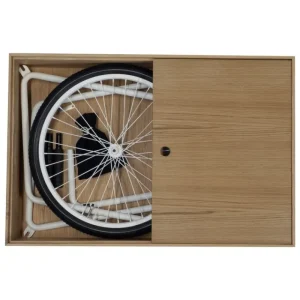 OOJA displays Präsentationsmöbel^K001 Wagen, Eiche – Weiß