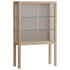 Normann Copenhagen Aufbewahrungsmöbel-Ornäs Näyttely Vitrine, Eiche hell lackiert