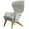 Vitra Sitzgelegenheiten-Ornäs Siesta Loungesessel, Eiche - Beige, Orsetto 012