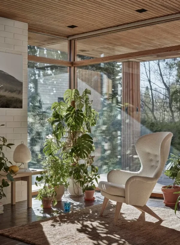 Muuto Sitzgelegenheiten-Ornäs Siesta Loungesessel, Eiche - Weiß, Orsetto 012