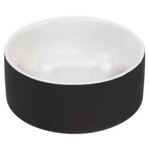 PAIKKA Haustiere^Slow Feed Napf L, Schwarz