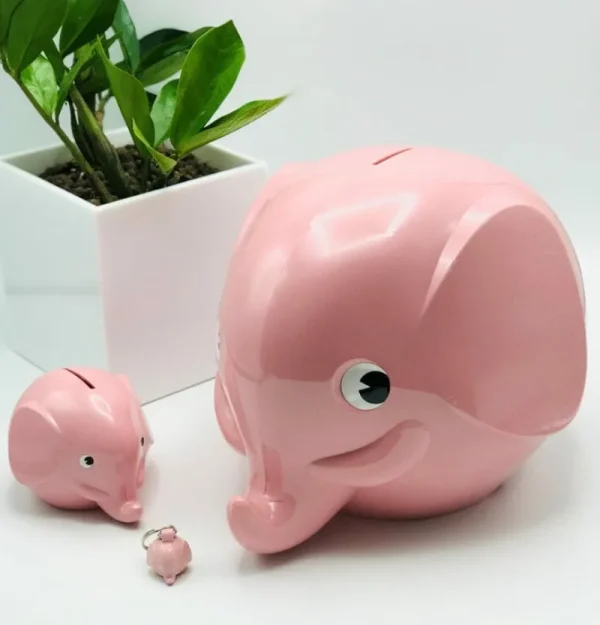 Kinder Palaset Kinderzimmereinrichtung | Dekorationsgegenstände^Sparbüchse Maxi Elephant, pastellrosa