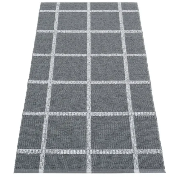 Pappelina Outdoor-textilien^Ada Teppich 70 x 150 cm, Grau – Granitgrau Metallic