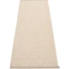 Pappelina Outdoor-textilien^Effi Teppich, 70 x 200 cm, schlammgrau - beige - Vanilla