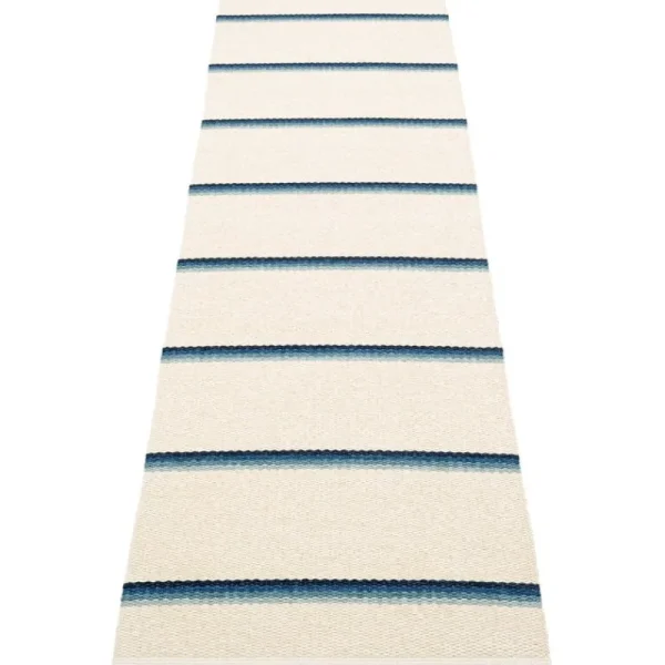 Pappelina Outdoor-textilien | Teppiche Und Läufer^Olle Teppich, 70 x 240 cm, Blau - Vanille