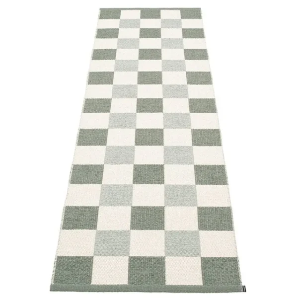 Pappelina Outdoor-textilien | Teppiche Und Läufer^Pix Teppich, 70 x 240 cm, Armeegrün - Vanille - Salbeigrün