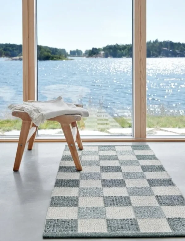 Pappelina Outdoor-textilien | Teppiche Und Läufer^Pix Teppich, 70 x 240 cm, Armeegrün - Vanille - Salbeigrün