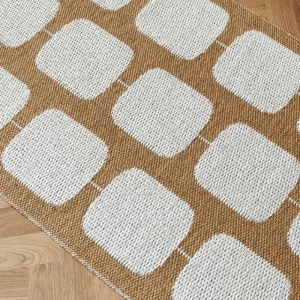 Pappelina Outdoor-textilien | Teppiche Und Läufer^Sten Teppich, 70 x 100 cm, Ockergelb – Vanille