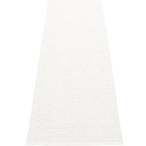Pappelina Outdoor-textilien^Teppich Svea, 70 x 240 cm, weiß-metallic