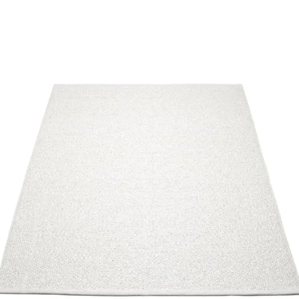 Pappelina Outdoor-textilien^Teppich Svea, 140 x 220 cm, weiß-metallic