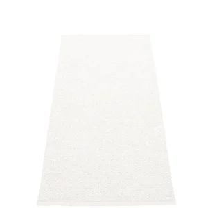 Pappelina Outdoor-textilien^Teppich Svea, 70 x 160 cm, weiß-metallic